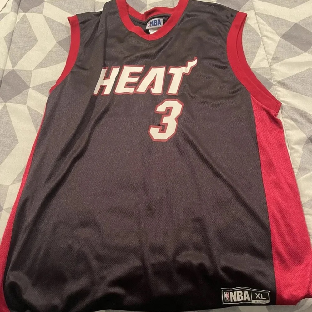 Authentic NBA DWAYNE WADE MIAMI HEAT SLEEVELESS JERSEY SIZE XL MWT